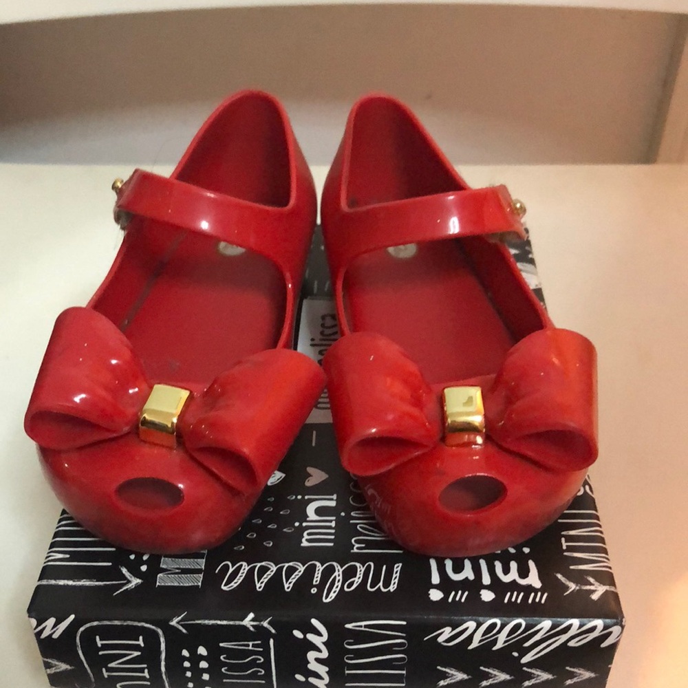 Mini Melissa toddler dress flat with box